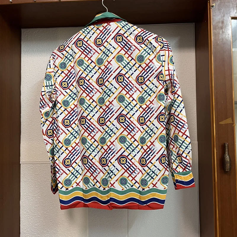 2023 New Casablanca Shirt American High Street Irregular Line Printing Casual Loose Men Women CASABLANCA Long Sleeve Shirts
2023 New Casablanca Shirt American High Street Irregular Line Printing Casual Loose Men Women CASABLANCA Long Sleeve Shirts