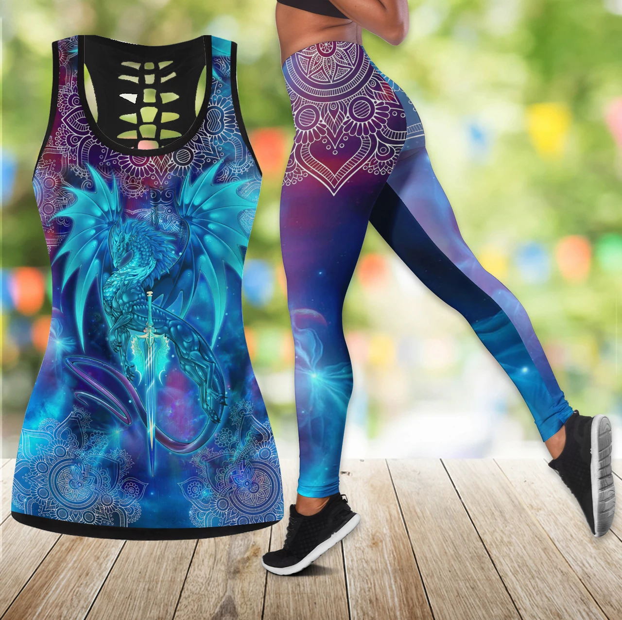 Dragon Galaxy Legging and Hollow Out Tank Top Set Outfit For Women Summer Sport Yoga Suit Plus Size
Dragon Galaxy Legging and Hollow Out Tank Top Set Outfit For Women Summer Sport Yoga Suit Plus Size