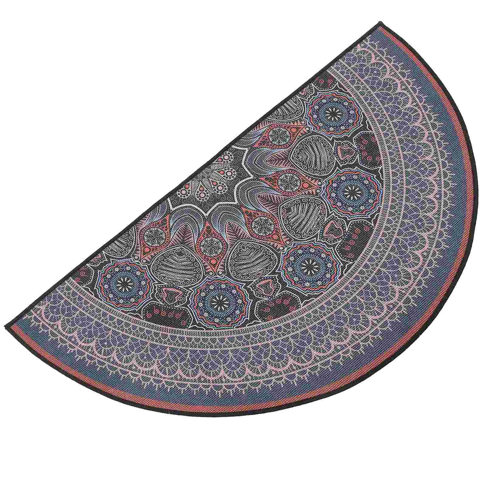 Semicircular Rug Half Round Doormat Mandala Style Anti-slip Washable Waterproof Entrance Unique Bath
Semicircular Rug Half Round Doormat Mandala Style Anti-slip Washable Waterproof Entrance Unique Bath