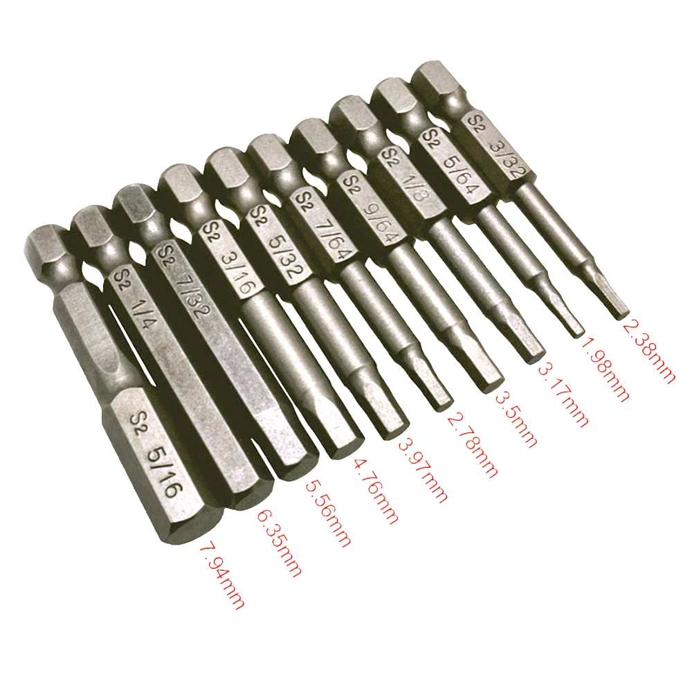 10Pcs Magnetic Screwdriver Set Imperial Hex Shank Wrench Drill Bit Magnet Tips Quick Release 50mm Hand Tools Set
10Pcs Magnetic Screwdriver Set Imperial Hex Shank Wrench Drill Bit Magnet Tips Quick Release 50mm Hand Tools Set