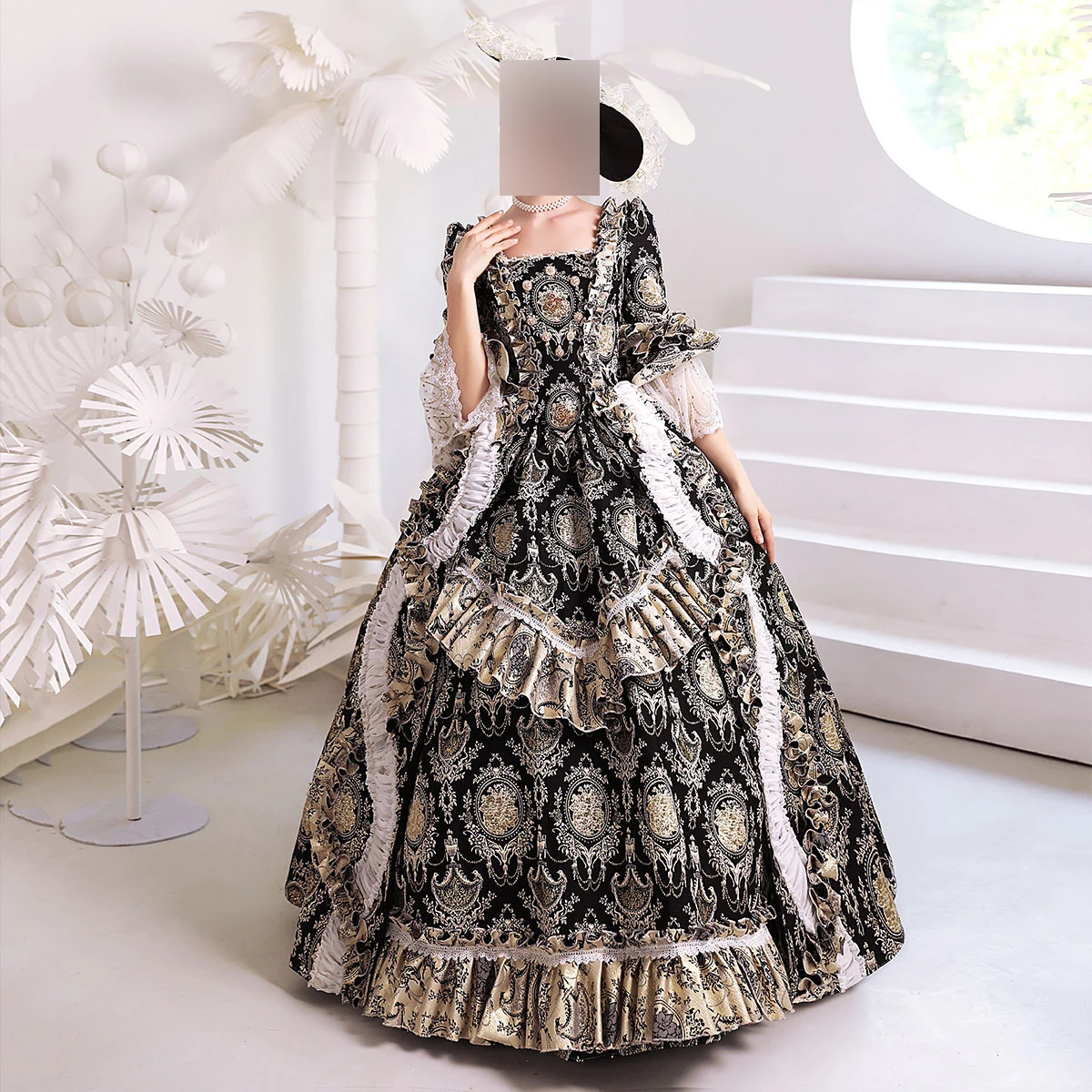 

High End Ball Gown Baroque 18th Medieval Women Evening Dresses Renaissance Victorian Prom Party Birthday Masquerade Theater Gown