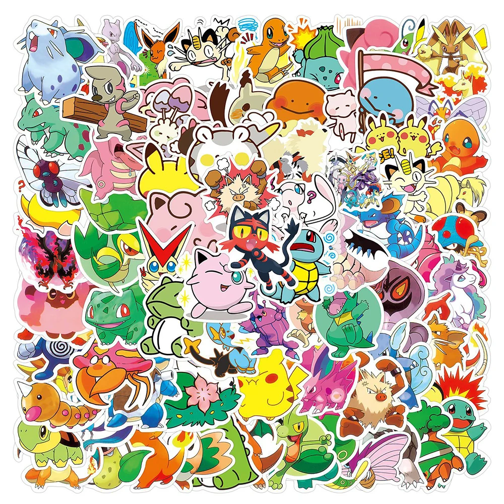 10/30/50/100pcs Pokemon Cartoon Stickers Kawaii Girls Kids Decal Decorative Skateboard Laptop Cute Pikachu Squirtl Anime Sticker
10/30/50/100pcs Pokemon Cartoon Stickers Kawaii Girls Kids Decal Decorative Skateboard Laptop Cute Pikachu Squirtl Anime Sticker