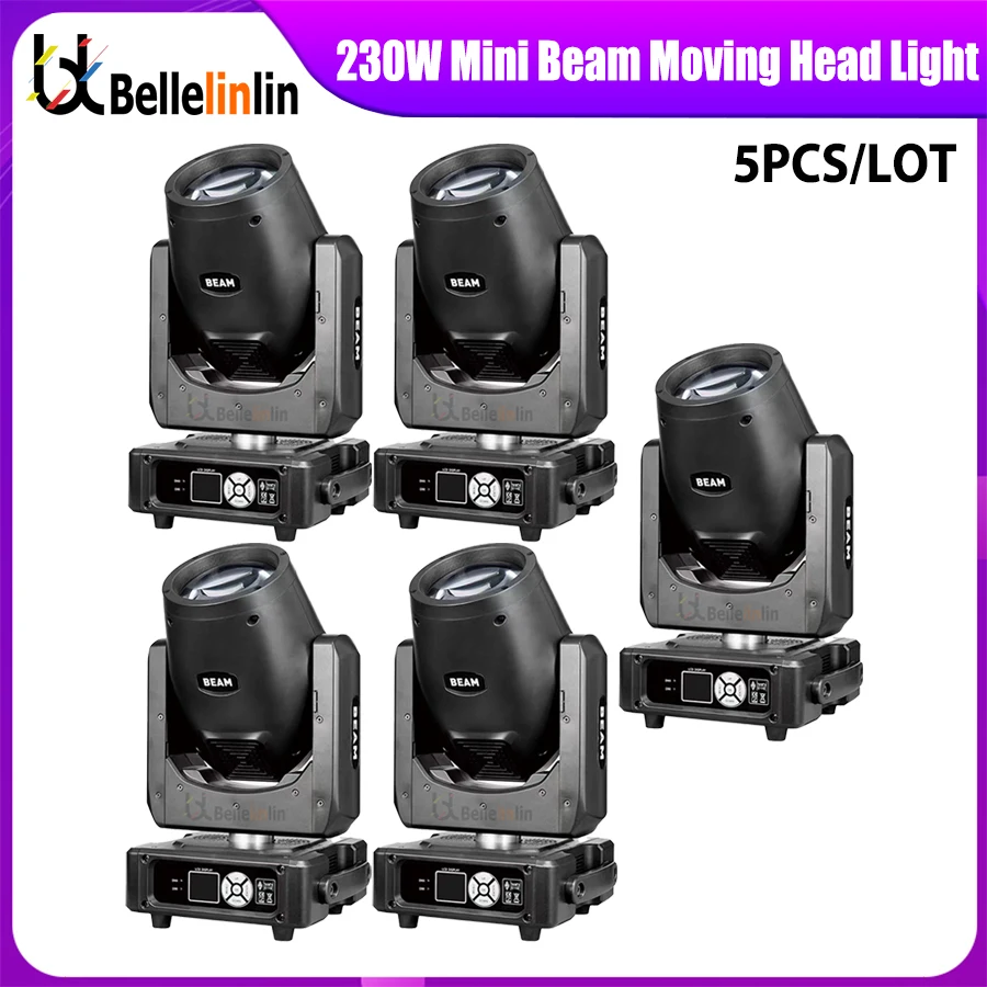 

0 Tax 5Pcs Lyre Mini Beam 230W 7R Moving Head Light 230W DJ Moving Key Model Beam 7r Sharpy Beam 230 Stage Disco Light