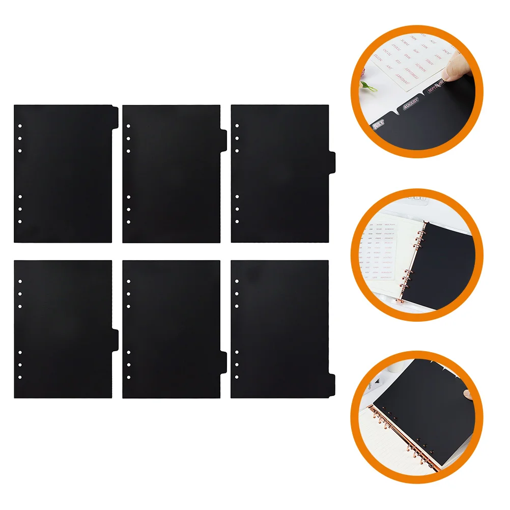6Pcs Binder Dividers 6 Ring Autocollant Dividers Plastic 6 Sheets InserAutocollantle Index Page Dividers 6 Hole Punch Dividers
6Pcs Binder Dividers 6 Ring Autocollant Dividers Plastic 6 Sheets InserAutocollantle Index Page Dividers 6 Hole Punch Dividers