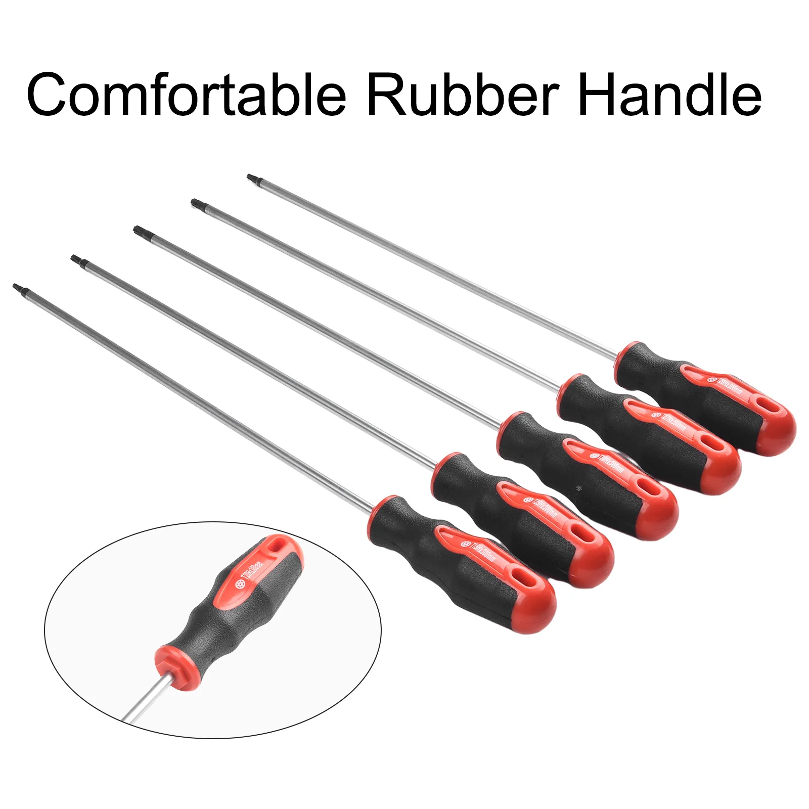 

Nutdrivers Precision Screwdriver Set 400mm Absorbed Screws Multi-Function T15/T20/T25/T27/T30 Tip With Magnetic