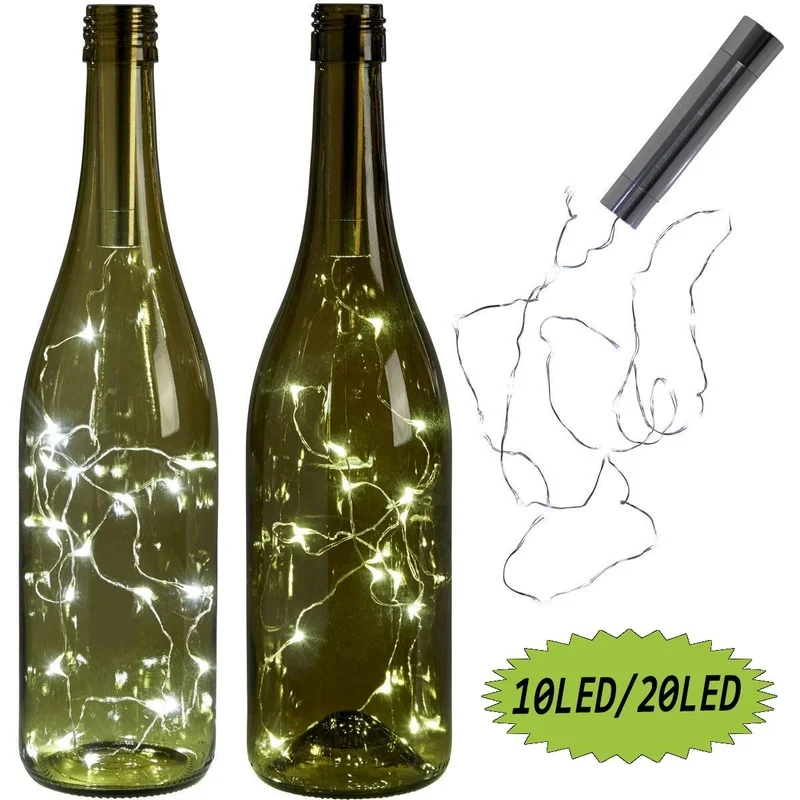 F5 LED Cork Shaped Bottle Lights Wine Bottle Starry String Light Festival Wedding Christmas Party Home Decor Fairy Night Lights
F5 LED Cork Shaped Bottle Lights Wine Bottle Starry String Light Festival Wedding Christmas Party Home Decor Fairy Night Lights