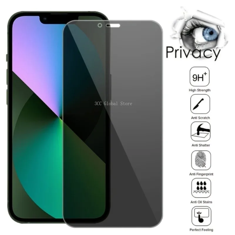 Privacy Screen Protector For IPhone 14 Pro 13 12 Mini 11 Pro Anti-Spy Tempered Glass For IPhone XS MAX XR 7 8 6Plus 20SE Film
Privacy Screen Protector For IPhone 14 Pro 13 12 Mini 11 Pro Anti-Spy Tempered Glass For IPhone XS MAX XR 7 8 6Plus 20SE Film