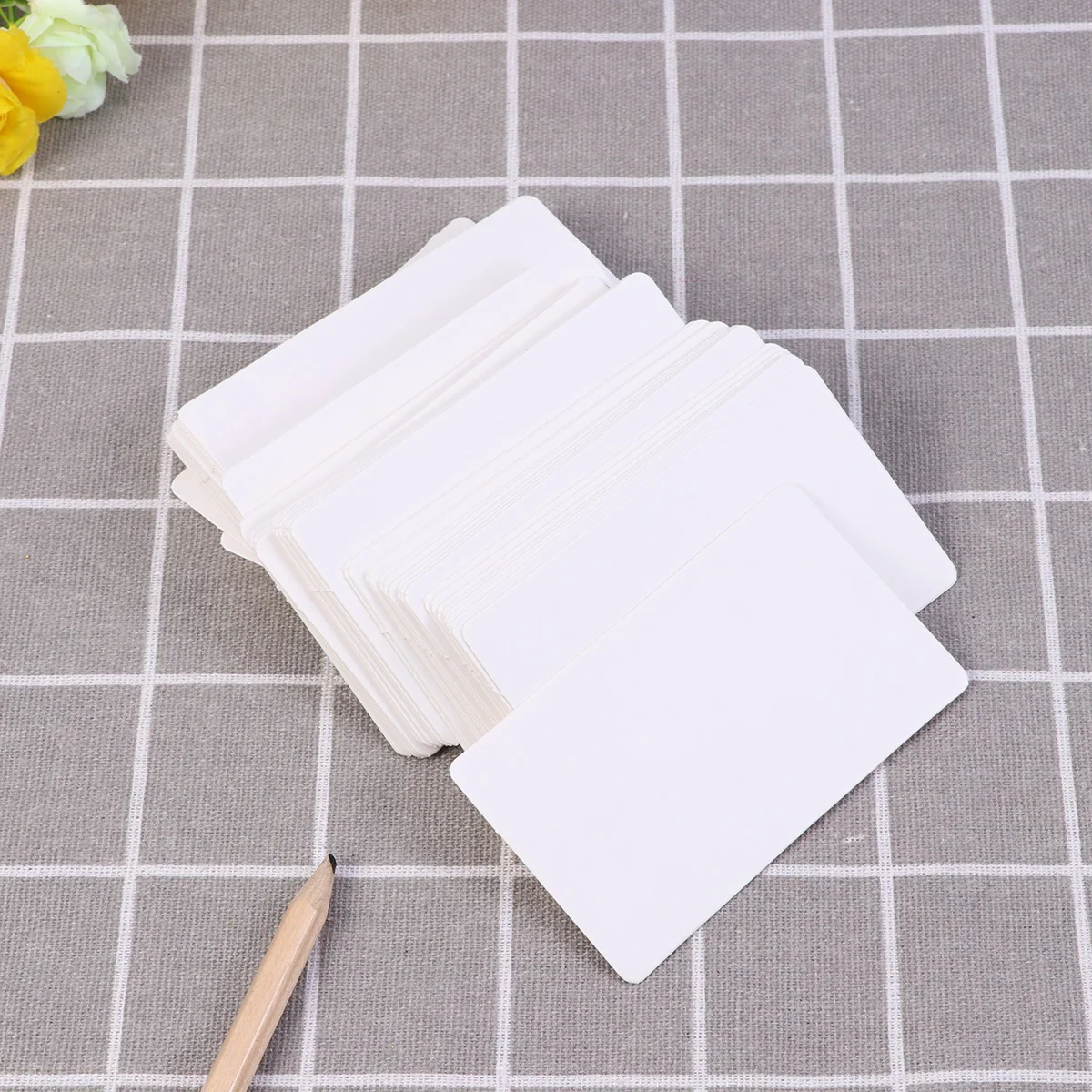 

Paper Cards Blank Flash Cards DIY Kraft Paper Message Note Business Cards Vocabulary Word For Home Office Leave A Message