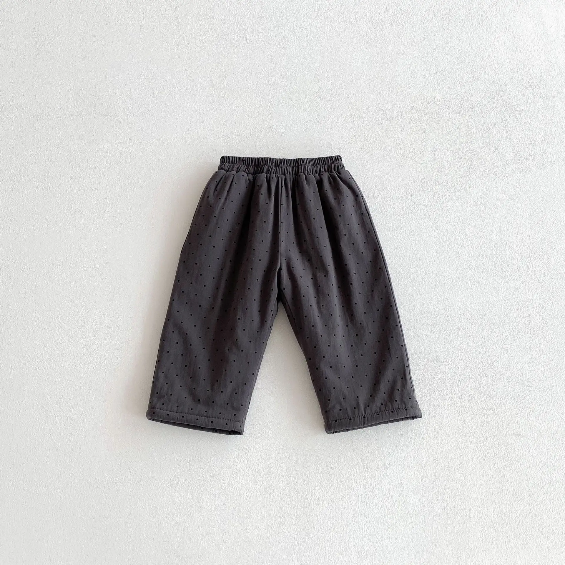 2025 Winter New Children Casual Pants Plus Velvet Thick Girls Dot Print Trousers Baby Boy Fleece Harem Pants Kids Warm Clothes 15 S43f3d17ef3694485945637e9e4828488u