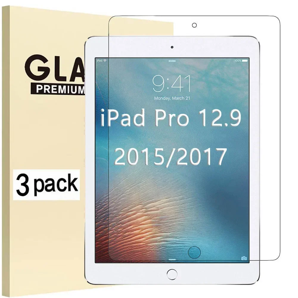 (3 упаковки) Закаленное стекло для Apple iPad Pro 12,9 2015 2017 1-го 2-го поколения, фотопленка с защитой от царапин
(3 упаковки) Закаленное стекло для Apple iPad Pro 12,9 2015 2017 1-го 2-го поколения, фотопленка с защитой от царапин