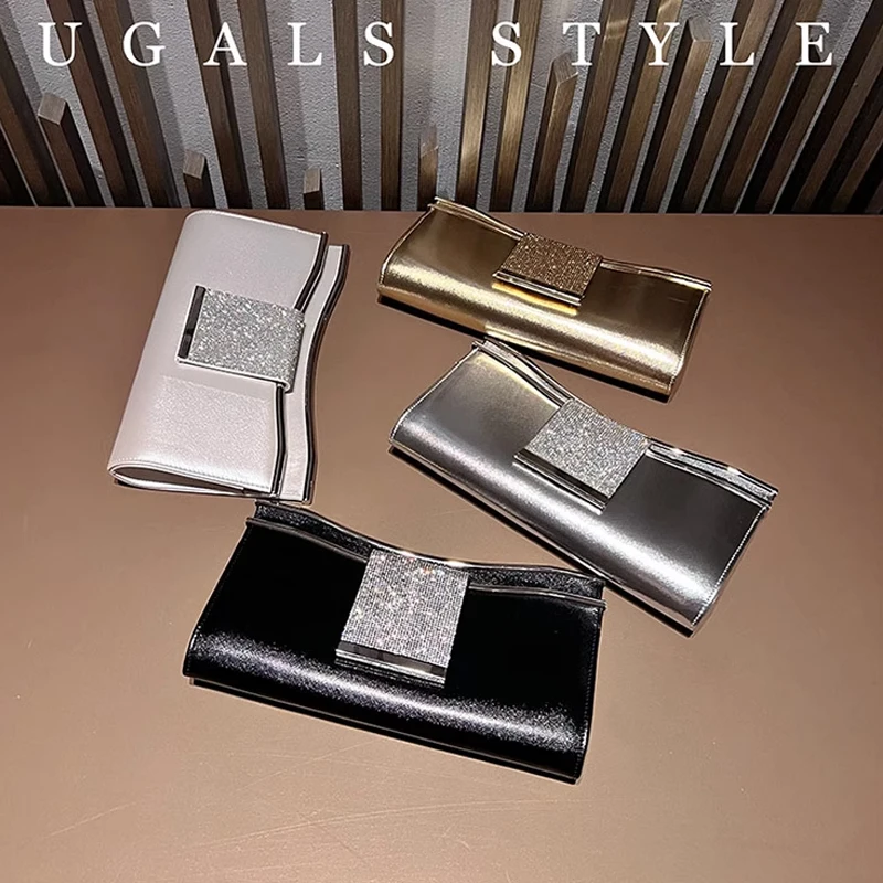Summer Rhinestone Evening Party Dinner Clutches for Women Ladies Banquet Bling Diamonds Metal Chain Designer Crossbody Bag
Summer Rhinestone Evening Party Dinner Clutches for Women Ladies Banquet Bling Diamonds Metal Chain Designer Crossbody Bag