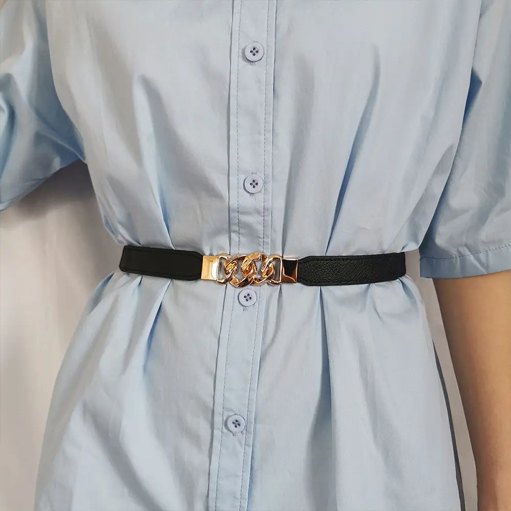 Female Skinny PU Leather Adjustable Stretch Buckle Waistband Waist Strap Women Waist Belt Dress Belts
Female Skinny PU Leather Adjustable Stretch Buckle Waistband Waist Strap Women Waist Belt Dress Belts