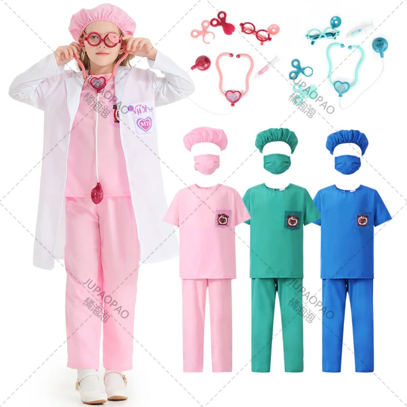 3 Colors Girls Halloween Medical Doctor Costumes Kids Children M.D. Surgical Gown Cosplay Carnival Purim Role Play Party Dress
3 Colors Girls Halloween Medical Doctor Costumes Kids Children M.D. Surgical Gown Cosplay Carnival Purim Role Play Party Dress