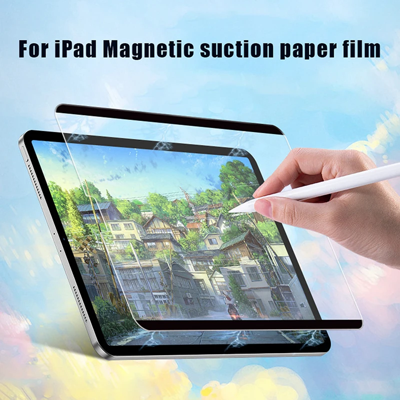 Как бумажная пленка для Ipad Pro 11 2022 2020 12,9 10 9,7 10,2 9 поколения, Защита экрана для Ipad Air 5 4 1 2 3 Mini 6, магнитная
Как бумажная пленка для Ipad Pro 11 2022 2020 12,9 10 9,7 10,2 9 поколения, Защита экрана для Ipad Air 5 4 1 2 3 Mini 6, магнитная