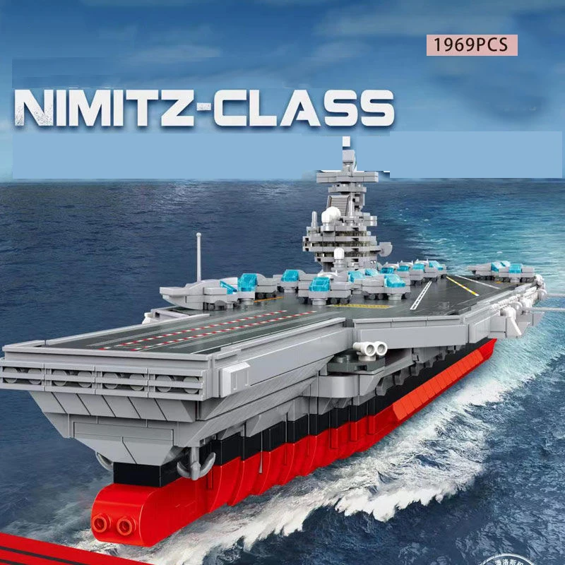 World War II Military Model Series Nimitz-Class Battleship Collection Model Ornaments Building Blocks Bricks Christmas Toys
World War II Military Model Series Nimitz-Class Battleship Collection Model Ornaments Building Blocks Bricks Christmas Toys