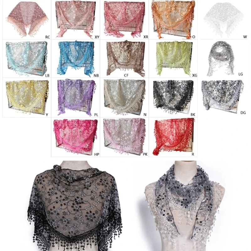 New Women Lace Sheer Floral for Triangle Veil Church Mantilla Scarf Shawl Wrap Tasse
New Women Lace Sheer Floral for Triangle Veil Church Mantilla Scarf Shawl Wrap Tasse
