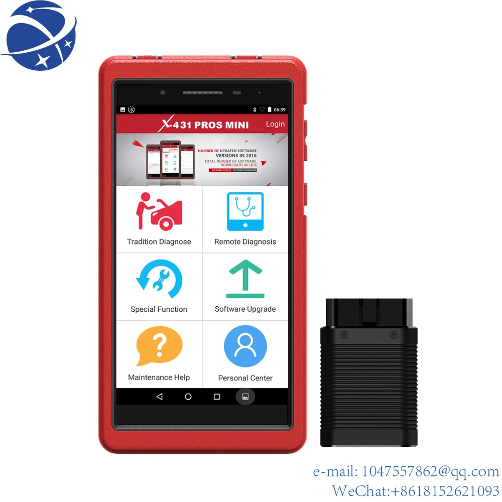 YunYiOriginal Launch X431 PROS MINI BT WiFi Function Car Scanner Full system Vehicle Trouble Diagnosis Tool Brushless electric
YunYiOriginal Launch X431 PROS MINI BT WiFi Function Car Scanner Full system Vehicle Trouble Diagnosis Tool Brushless electric