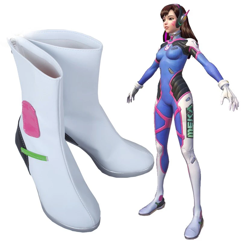 Game OW D.VA Cosplay Shoes DVA Shoes Cosplay White High Heel Boots Shoes For Adult Women Girls Custom
Game OW D.VA Cosplay Shoes DVA Shoes Cosplay White High Heel Boots Shoes For Adult Women Girls Custom