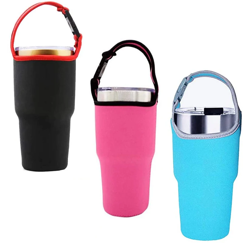30oz Cup Sleeve Tumbler Carrier Holder Pouch With Carrying Handle Insulated Cup Sleeve Water Bottle Holder Carrier Cup Accessori
30oz Cup Sleeve Tumbler Carrier Holder Pouch With Carrying Handle Insulated Cup Sleeve Water Bottle Holder Carrier Cup Accessori