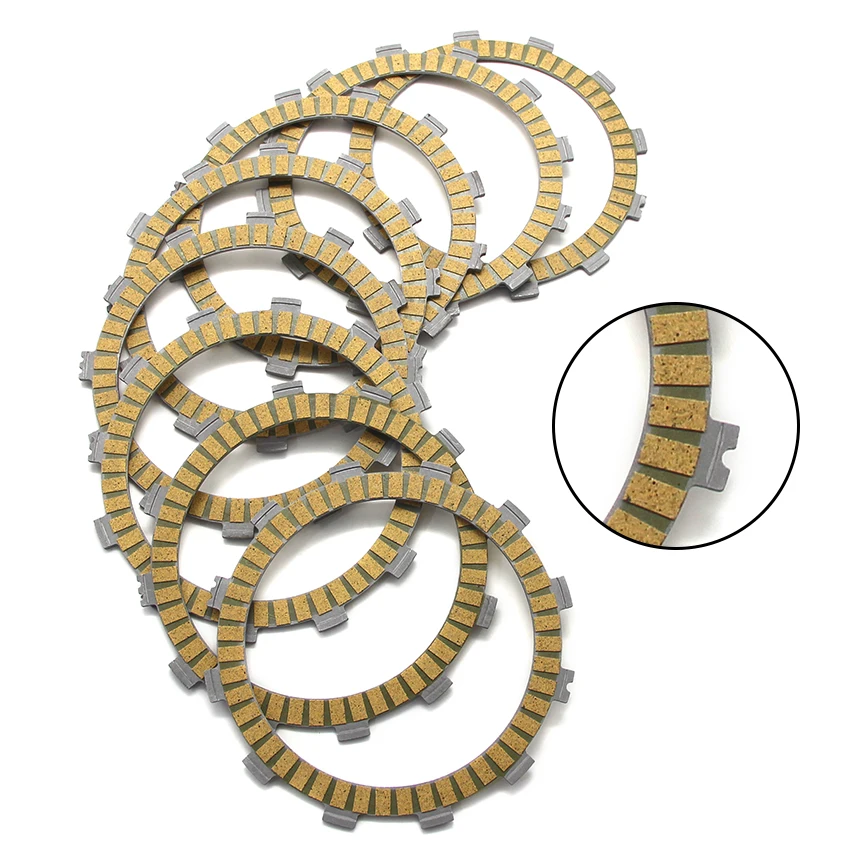 Clutch Friction Plate Discs for Yamaha XVS1100A V-Star Classic XVS1100AT X V-Star Silverado 2000-2011 22U-16321-00
Clutch Friction Plate Discs for Yamaha XVS1100A V-Star Classic XVS1100AT X V-Star Silverado 2000-2011 22U-16321-00