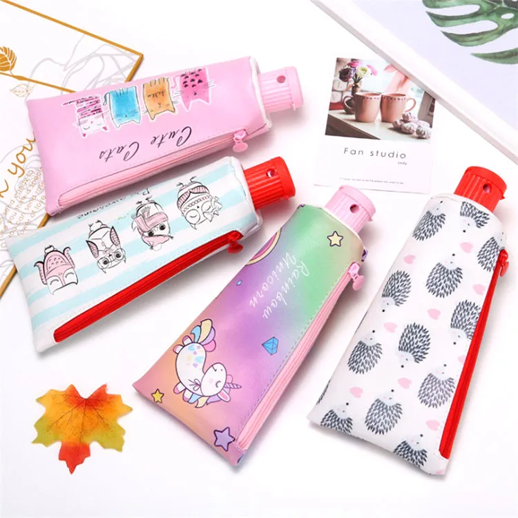 12 pcs/lot Creative Toothpaste Shape Pencil Case Cute Owl Cat Unicorn Pencil Box Stationery Pen Bag Stationery School Supplies
12 pcs/lot Creative Toothpaste Shape Pencil Case Cute Owl Cat Unicorn Pencil Box Stationery Pen Bag Stationery School Supplies