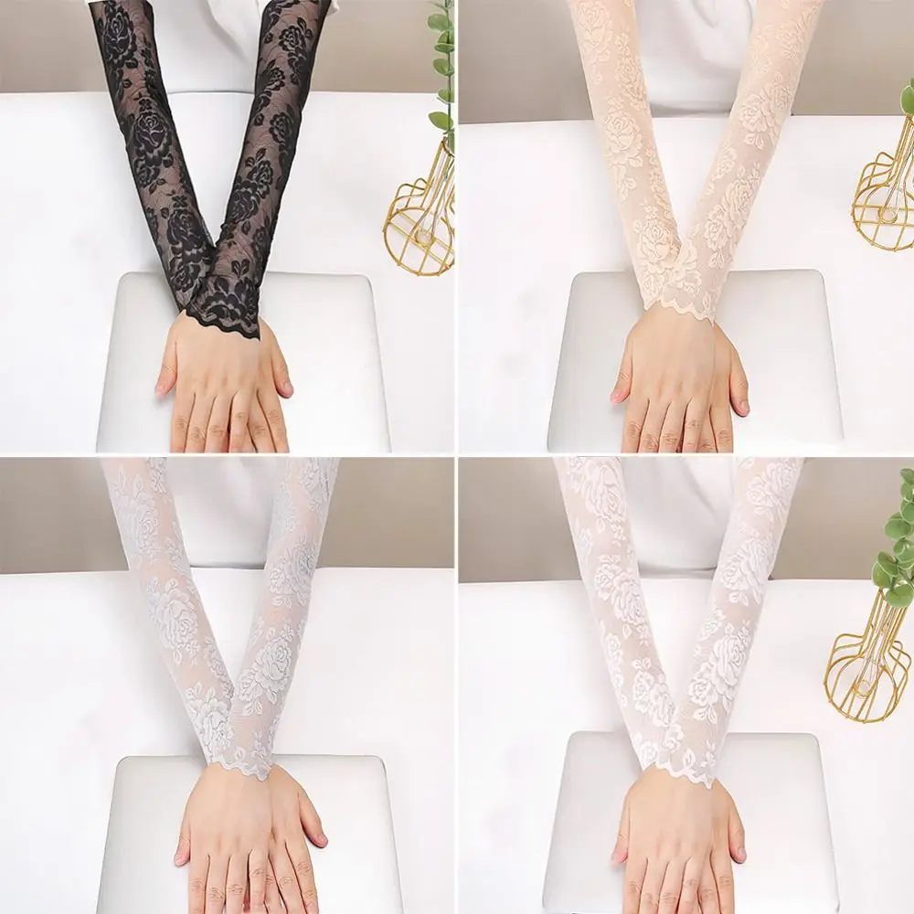 Summer Hollow-Out Mesh Lace Thin Mittens Cycling Gloves Fingerless Gloves Long Lace Gloves
Summer Hollow-Out Mesh Lace Thin Mittens Cycling Gloves Fingerless Gloves Long Lace Gloves