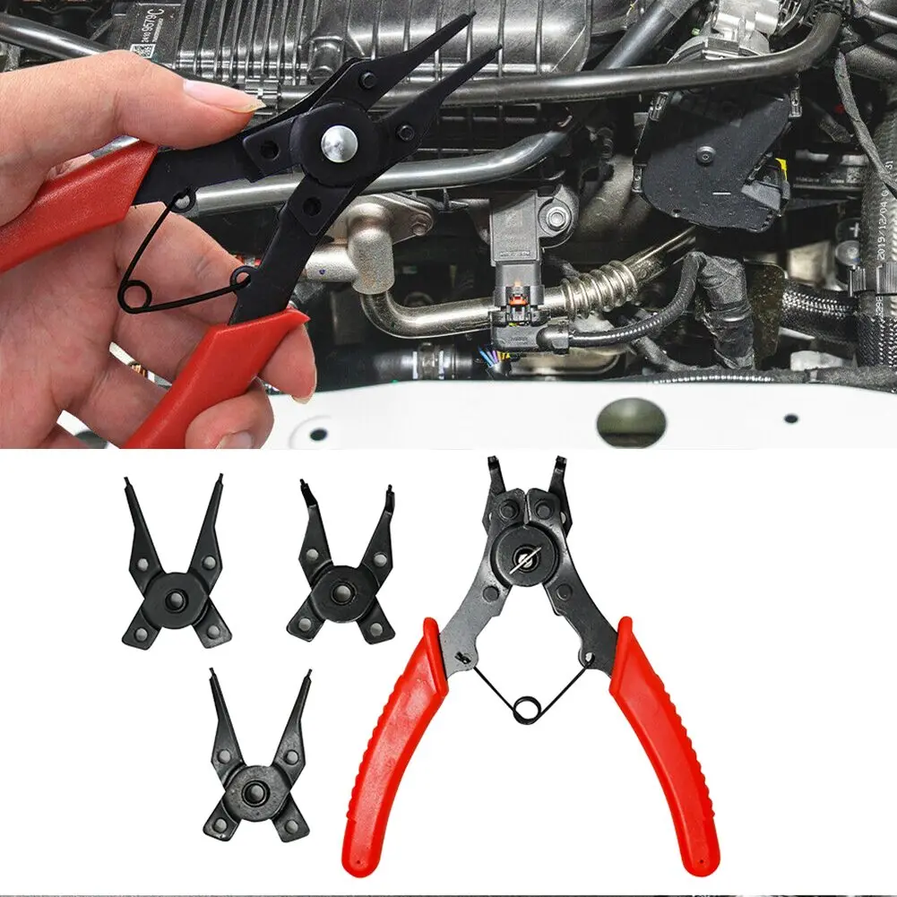 1x Universal Circlip Pliers 4 In 1 Snap Ring Plier Combination Spring Hand-held Repair Tool High Quality Carbon Steel Part
1x Universal Circlip Pliers 4 In 1 Snap Ring Plier Combination Spring Hand-held Repair Tool High Quality Carbon Steel Part