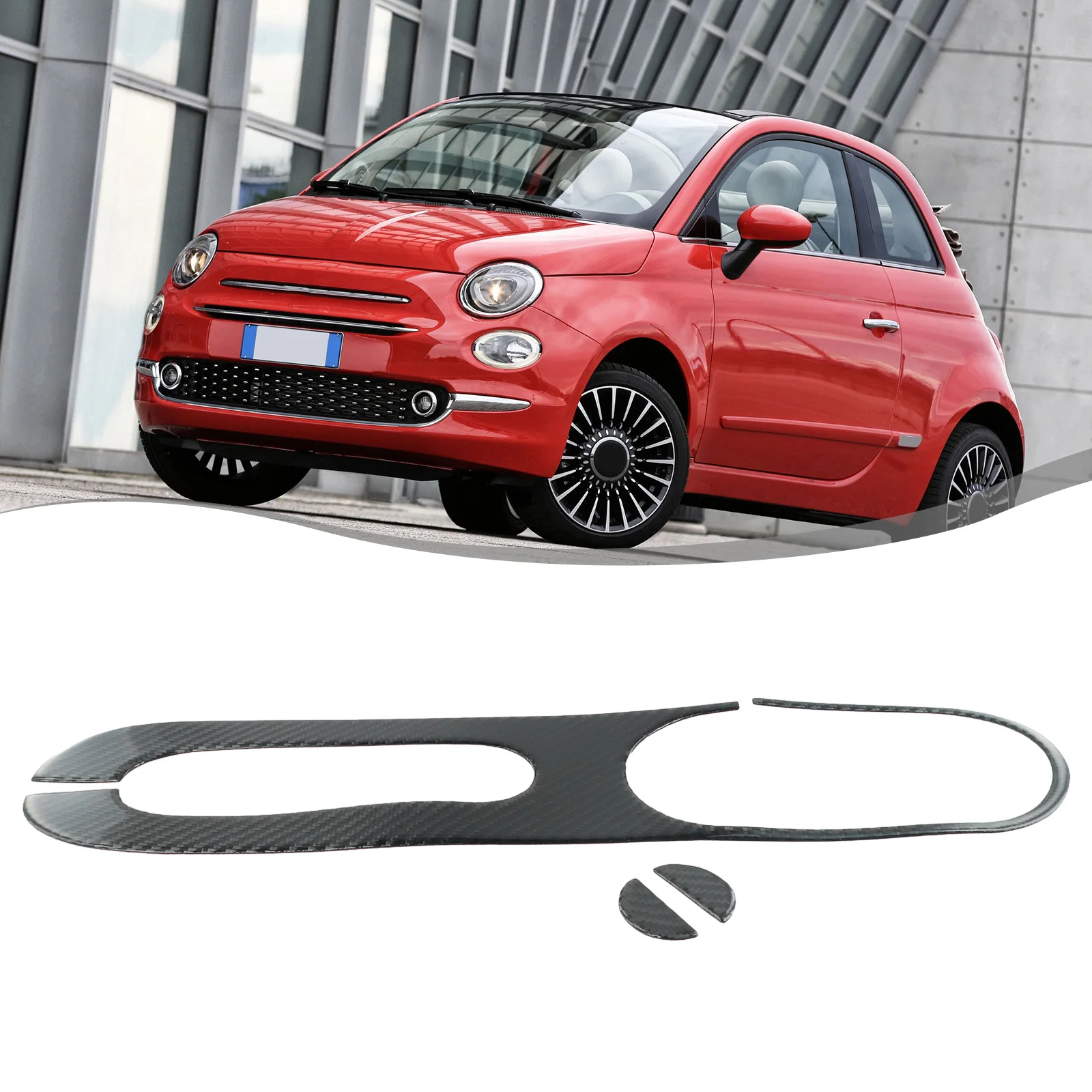 3 Pcs Car Carbon Fiber Rear Water Cup Holder Panel Trim Covers Fits For Fiat 500 2012-15 Automobiles Interior Accessories
3 Pcs Car Carbon Fiber Rear Water Cup Holder Panel Trim Covers Fits For Fiat 500 2012-15 Automobiles Interior Accessories
