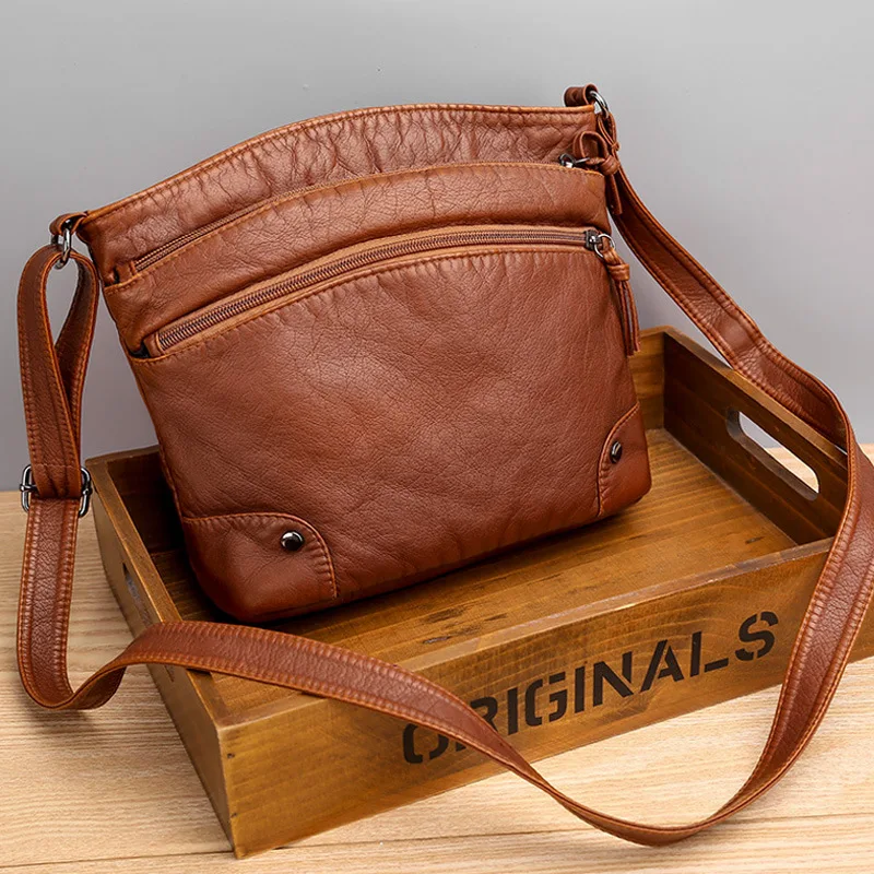 Wholesale Retro Shoulder Bag For Women PU Soft Leather Ladies Casual Simple Messenger Bag Lady Vintage Pouch Handbag Lightweight
Wholesale Retro Shoulder Bag For Women PU Soft Leather Ladies Casual Simple Messenger Bag Lady Vintage Pouch Handbag Lightweight