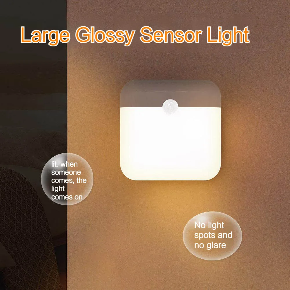 Motion Sensor Led Light Usb Charging Square Lamp for Bedroom Kitchen Stair Hallway Wardrobe Cupboard Lighting
Motion Sensor Led Light Usb Charging Square Lamp for Bedroom Kitchen Stair Hallway Wardrobe Cupboard Lighting