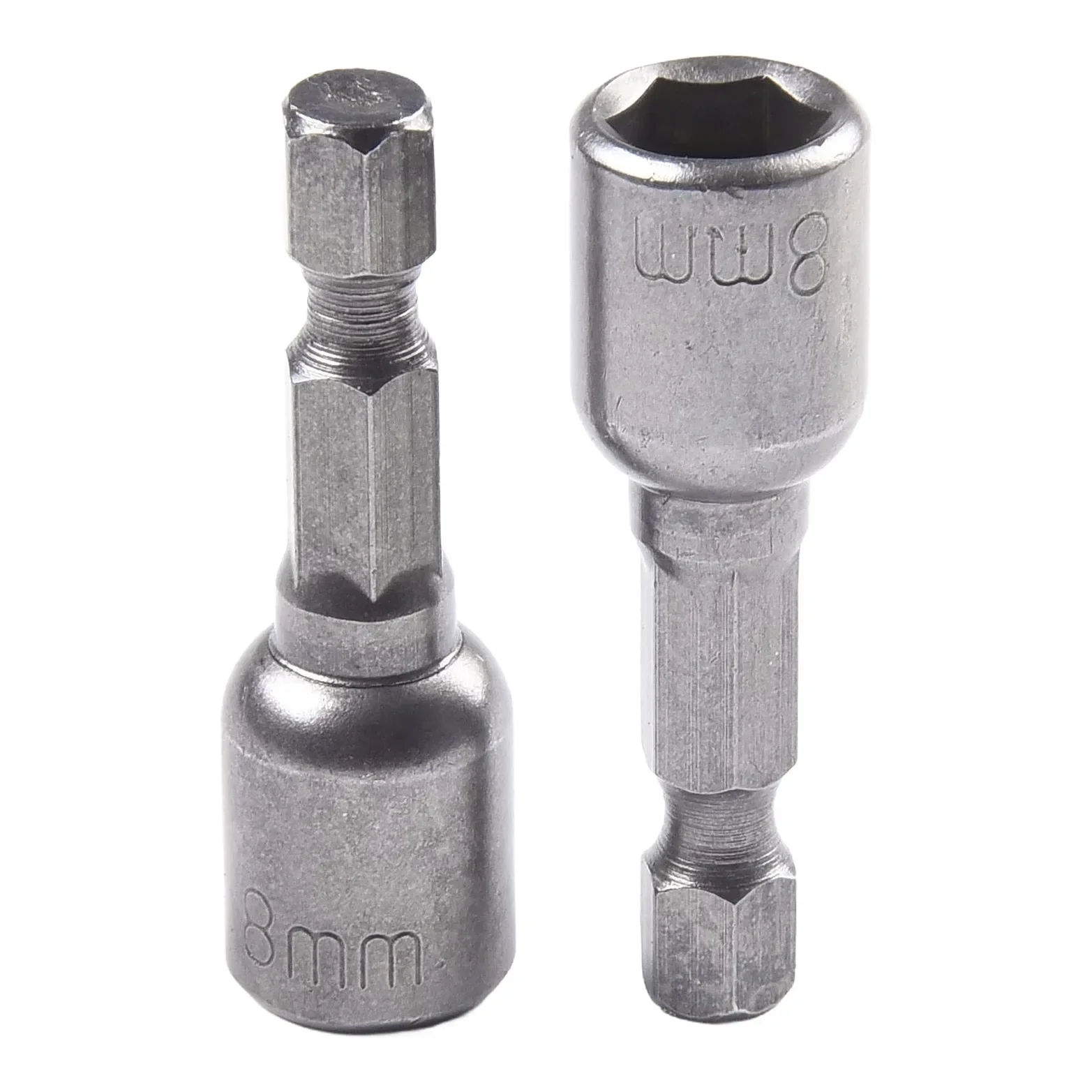 Power Tools Socket Adapter Nut Driver Quick Release Set 1/4 5pcs 8mm Chrome Vanadium Steel Hex Shank Length 42mm
Power Tools Socket Adapter Nut Driver Quick Release Set 1/4 5pcs 8mm Chrome Vanadium Steel Hex Shank Length 42mm