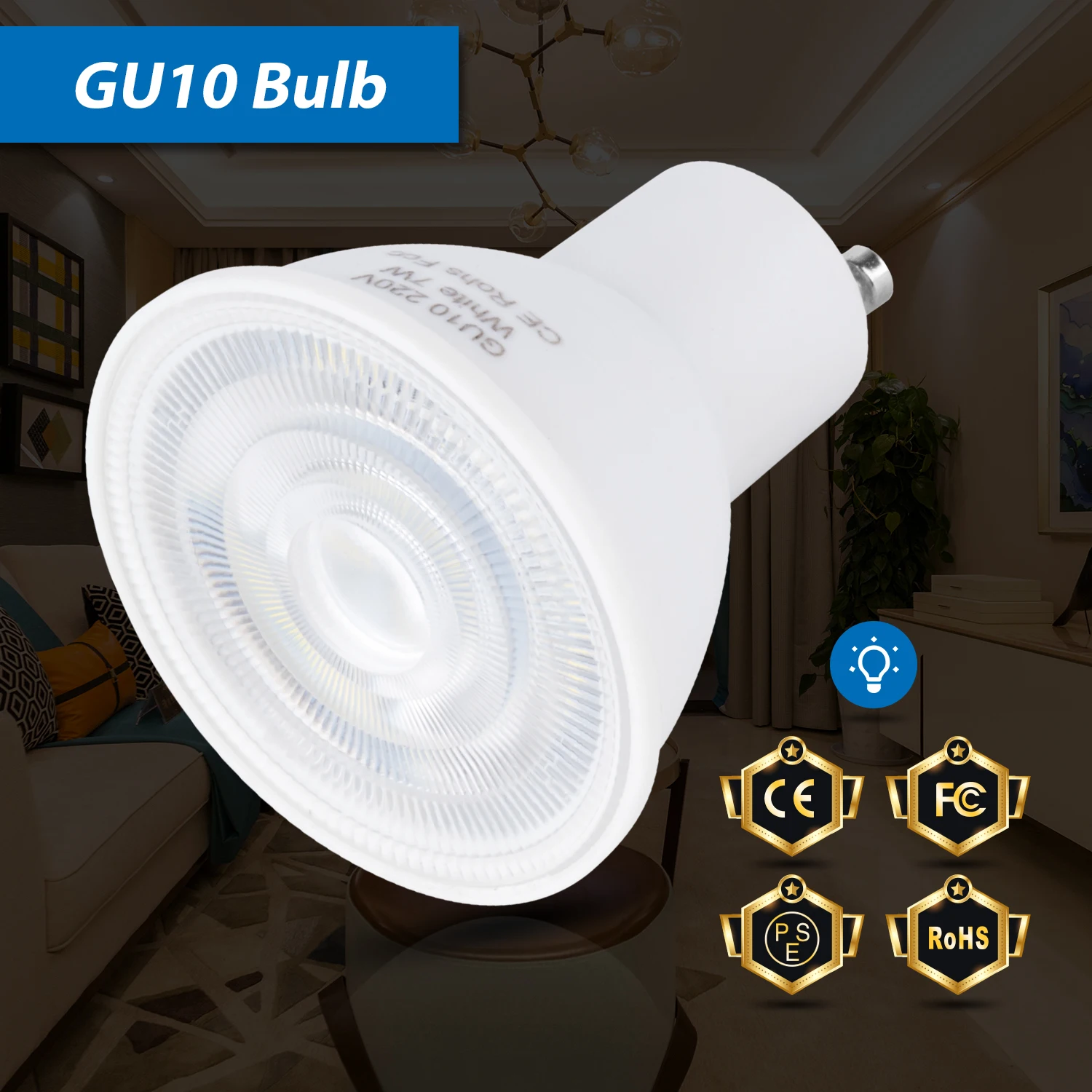 

220V LED Bulb GU10 Spotlight MR16 Ceiling Lamp E27 Lampada E14 Bombillas Led Chandeliers 240V Ampoule 5W 7W For Home Living Room