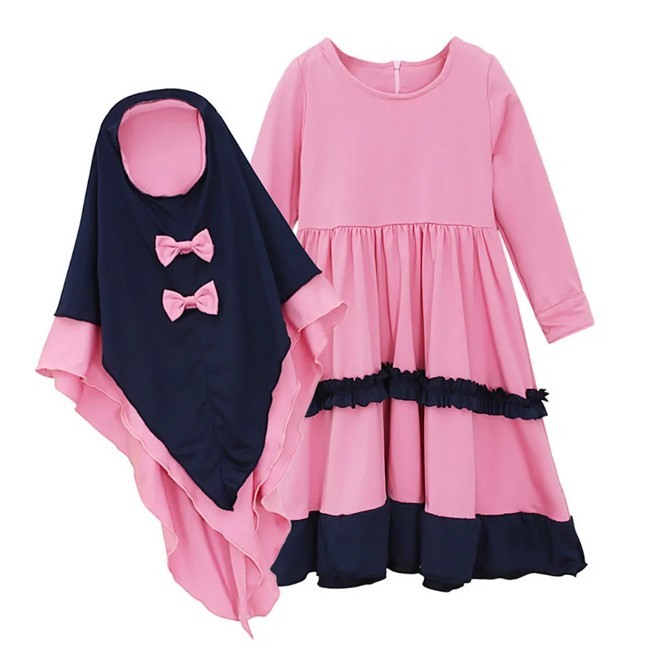 Girls Spring and Autumn Set Long sleeved Dress With Same Color Headband Two Piece Set Girls Casual Dresses
Girls Spring and Autumn Set Long sleeved Dress With Same Color Headband Two Piece Set Girls Casual Dresses