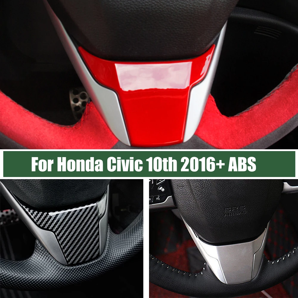 ABS carbon/red/matte For Honda Civic 10th 2016-2020 accessories car styling Interior Car Steering Wheel Cover Trim Decoration
ABS carbon/red/matte For Honda Civic 10th 2016-2020 accessories car styling Interior Car Steering Wheel Cover Trim Decoration