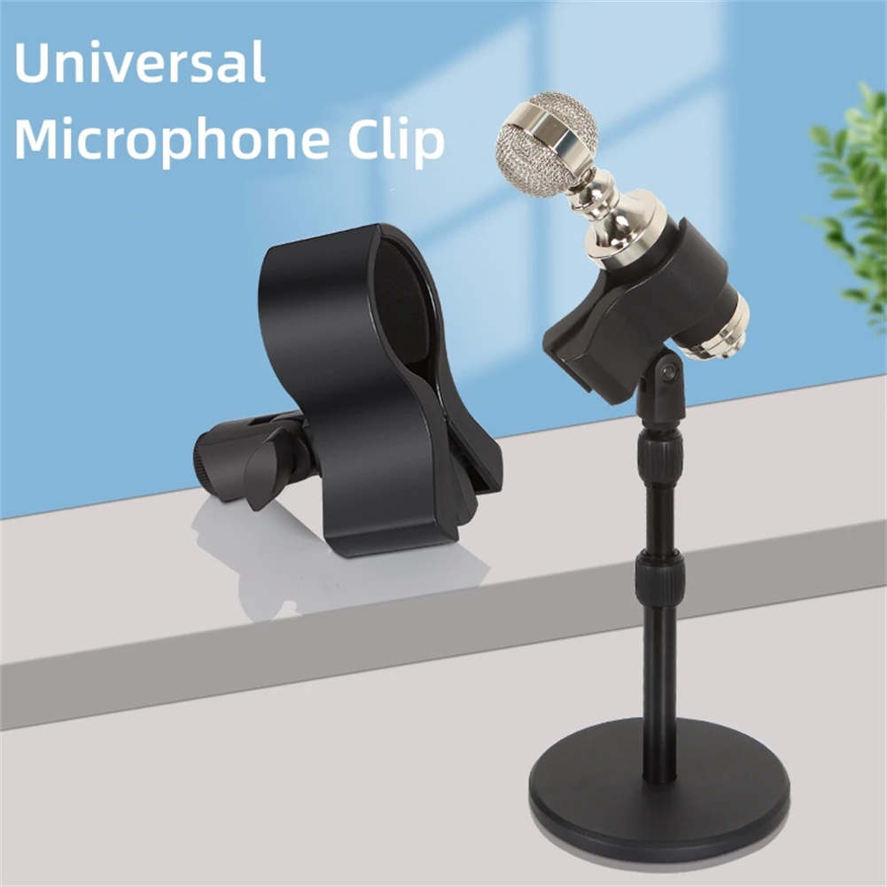 Clamp Microphone Clip Large Conferences Performances 180° Rotation Adjustable Black Break-resistant Universal Flexible
Clamp Microphone Clip Large Conferences Performances 180° Rotation Adjustable Black Break-resistant Universal Flexible