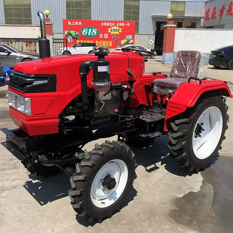 

Agricultrual machinery four wheeled driven single cylinder orchard farm land compact small mini tractor good price customized