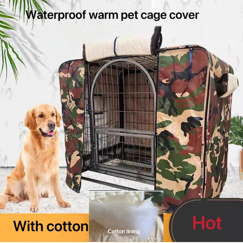 Winter Pet Dog Cage Cover Waterproof Dog Wire Crate Cover Dog Cage Windproof Rainproof Dust Covers Thickend Pet Kennel Case
Winter Pet Dog Cage Cover Waterproof Dog Wire Crate Cover Dog Cage Windproof Rainproof Dust Covers Thickend Pet Kennel Case
