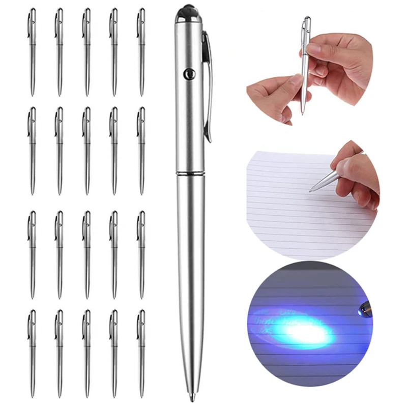 20 шт., двухв-1, невидимая чернильная ручка, новинка, шариковые ручки, новые офисные школьные принадлежности с УФ-лампой, волшебный секрет, шариковая ручка
20 шт., двухв-1, невидимая чернильная ручка, новинка, шариковые ручки, новые офисные школьные принадлежности с УФ-лампой, волшебный секрет, шариковая ручка
