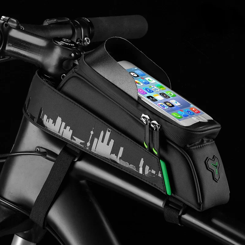 Mountain Bicycle Bag Bicycle Bag Front Beam Package Tube Saddle Bag Touch Screen Bicycle Cycling Fixture and Fitting
Mountain Bicycle Bag Bicycle Bag Front Beam Package Tube Saddle Bag Touch Screen Bicycle Cycling Fixture and Fitting