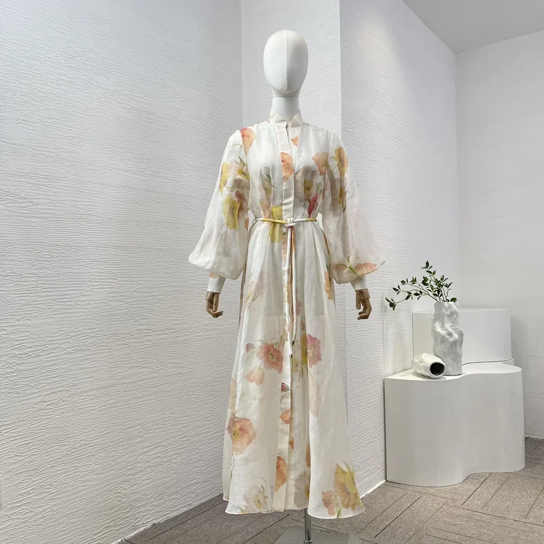Floral Printing Vintage Linen Silk Latest Collection High Quality Long Sleeve Lace-up Women Casual Summer Shirt Dress
Floral Printing Vintage Linen Silk Latest Collection High Quality Long Sleeve Lace-up Women Casual Summer Shirt Dress