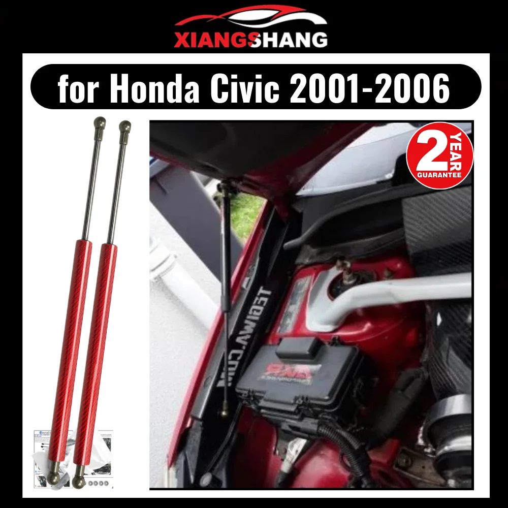 

Hood Damper for Honda Civic Type R EP3 2001-2006 Gas Strut Lift Support Front Bonnet Modify Gas Springs Shock Absorber