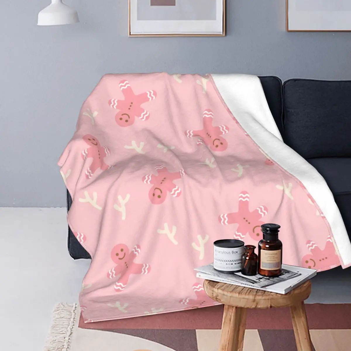 Christmas Gingerbread Man Blankets Fleece Autumn/Winter Portable Lightweight Thin Throw Blanket for Bed Bedroom Bedspreads
Christmas Gingerbread Man Blankets Fleece Autumn/Winter Portable Lightweight Thin Throw Blanket for Bed Bedroom Bedspreads
