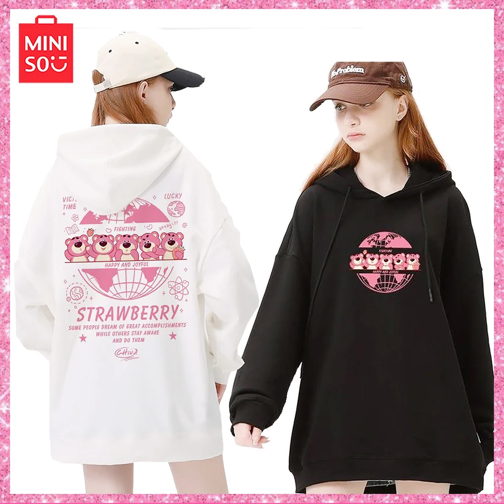 Новинка 2023, Miniso Lotso, с мультяшным принтом, кавайная свободная толстовка с капюшоном и длинным рукавом, куртка с капюшоном для девочек, подарок на день рождения и Рождество
Новинка 2023, Miniso Lotso, с мультяшным принтом, кавайная свободная толстовка с капюшоном и длинным рукавом, куртка с капюшоном для девочек, подарок на день рождения и Рождество