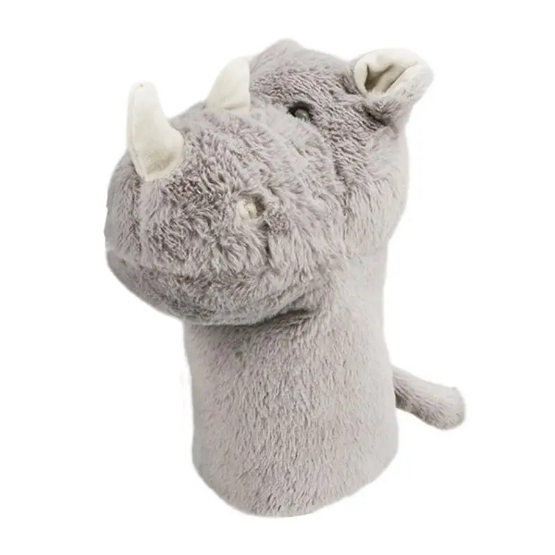 

Animal Headcover For Golf Clubs Plush Rhinoceros Golf Club Protector Animal Golf Putter Protector For Outdoor Soft Golf