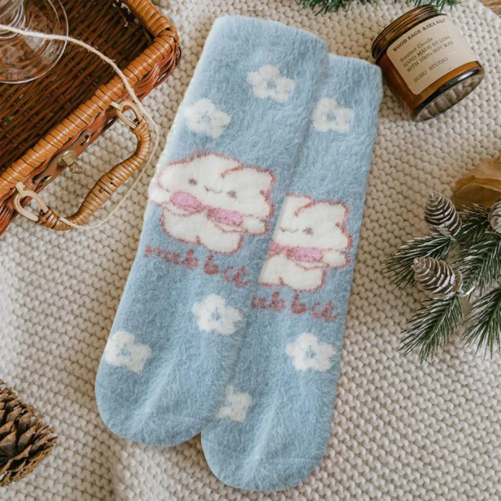 Thickened Fall Winter Socks Women Coral Velvet Socks Cozy Cute Women's Winter Socks Thick Cartoon Rabbit Print Elastic Mid-tube
Thickened Fall Winter Socks Women Coral Velvet Socks Cozy Cute Women's Winter Socks Thick Cartoon Rabbit Print Elastic Mid-tube