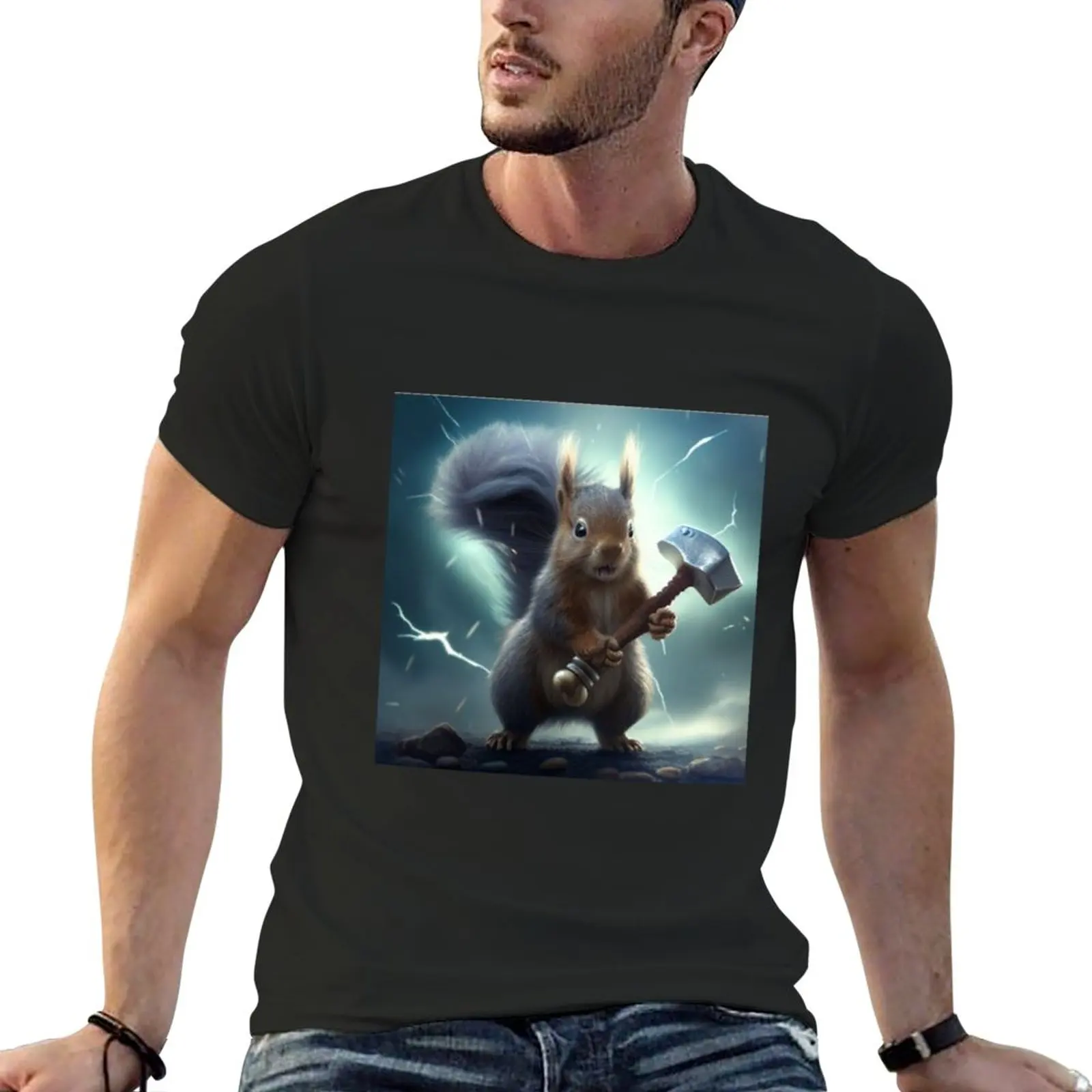 Thor Squirrel T-Shirt Short sleeve tee summer clothes summer top funnys mens funny t shirts
Thor Squirrel T-Shirt Short sleeve tee summer clothes summer top funnys mens funny t shirts
