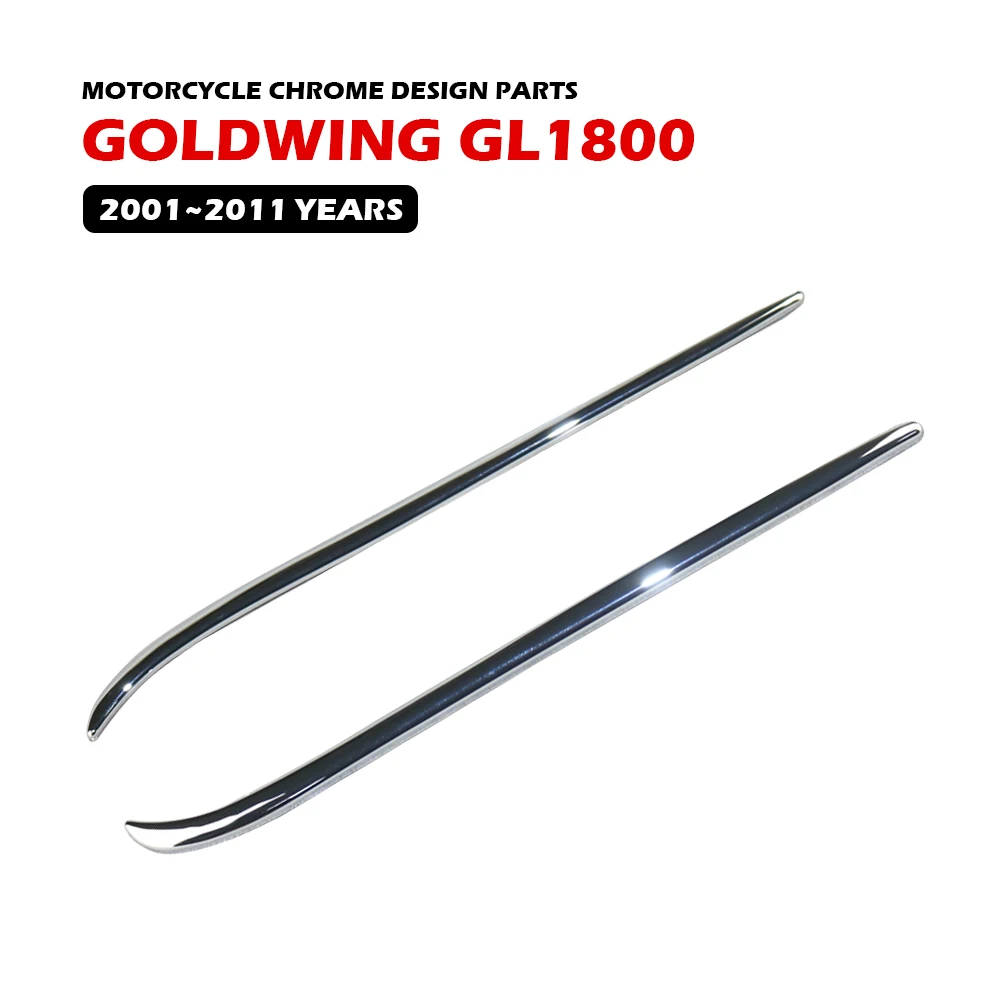 

Передняя фара для мотоцикла GOLD WING GL1800, декоративная фара для HONDA 2001 ~ 2011, универсальные хромированные дизайнерские аксессуары