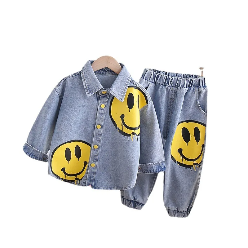 2-7Year Children Clothing Set Autumn Spring Toddler Boys denim shirt+Jeans 2pcs Baby Boys Clothes Casual Tracksuit Suits
2-7Year Children Clothing Set Autumn Spring Toddler Boys denim shirt+Jeans 2pcs Baby Boys Clothes Casual Tracksuit Suits