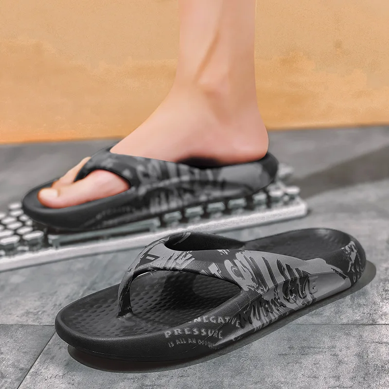 Fashion Non Slip EVA Sole Thick Platform Shoes Men's Flip Flops Summer 2023 Camouflage Anti-Odor Beach Indoor Slippers
Fashion Non Slip EVA Sole Thick Platform Shoes Men's Flip Flops Summer 2023 Camouflage Anti-Odor Beach Indoor Slippers