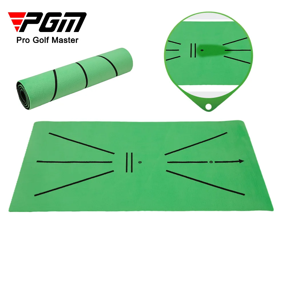 

PGM Golf Mat Indoor Golf Putting Swing Practice Mat 29.5X59.5cm Portable Golf Swing Hitting Putter Training Pads for Beginner